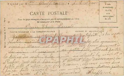 Joven mujer en vestido de novia — Cliché Moreau, París — Reverso