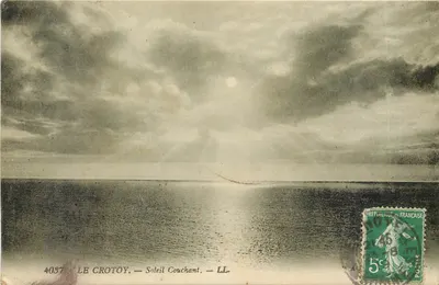 Le Crotoy — Pôr do Sol — LL — n°4037