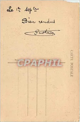Vichy - Fonte Chomel, temperatura 43° — editor Ideal, n° 369 — Verso