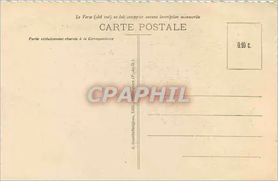 Clermont-Ferrand — Square Blaise-Pascal — G. D'O. - 1054 — Verso