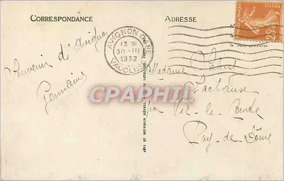 Avignon — Most św. Benezjusza z XI i XIV wieku — LL — Rewers