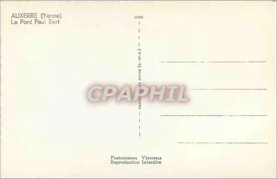 Auxerre (Yonne) — Most Paul Bert — Fotografia Paul Bert — Rewers