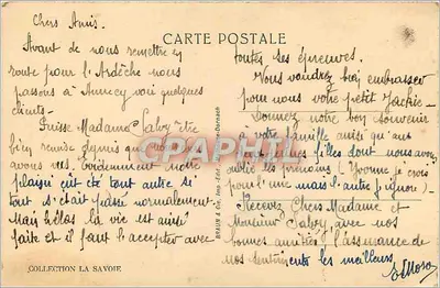 Annecey — Le Thiou — Verso