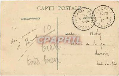 Les Settons - Dom Strażników — Le Morvan Illustré, wydawca G. Gervais, Saulieu — Rewers