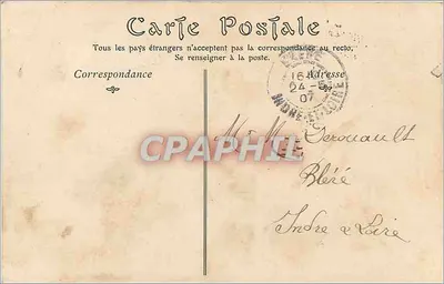 Castelo de Chamariz — Le Buisson de Méranis — Editor N°55 — Verso