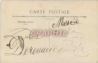 Pau — O Castelo — Editor não identificado, número de série não visível — Verso