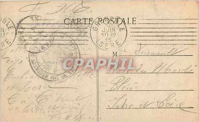 Sassenage - Wejście do zbiorników — Dauphiné — wydawca L.P. Grenoble, n° 481 — Rewers