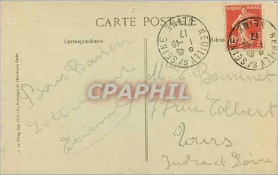 Parigi — Trocadéro — Costruito per l'Esposizione del 1878, da Davioud e Bourdais, altezza delle torri 70 metri — Verso