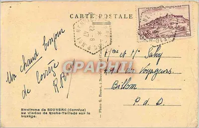 Wieniec Roche-Tailhade — Okolice Soursac (Corrèze) — Fot. G. Bachelot — Rewers