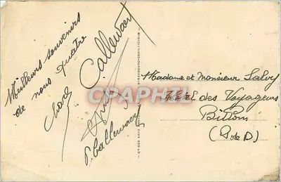 Place de la Comédie — Montpellier — Stara pocztówka nr 164, wydawca C° des Arts — Rewers