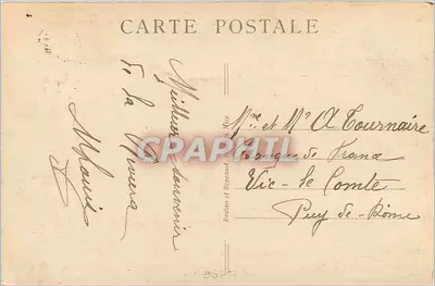 Monte Carlo — As Terras do Casino — editor Rostan e Renéaud, n°19 — Verso