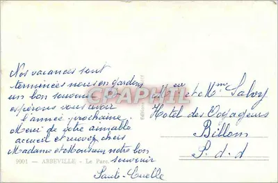 Arbeville - O Parque — Éditions de l'Hotel des Voyageurs — Verso