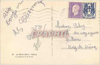 Kasyno i Park — Sancy — wydawca Cap, nr 31 — Rewers
