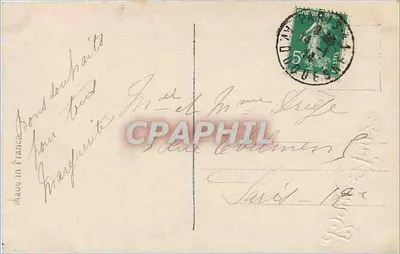 Flores de violeta — Criança em porcelana — REX 4459 — Verso