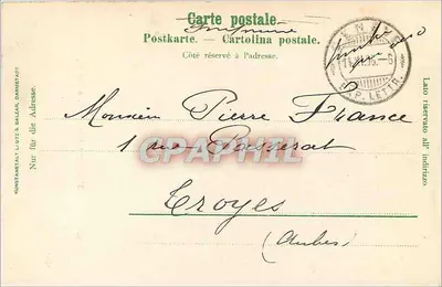 Genebra — Monumento Brunswick, estátua equestre — Helvetia — Verso