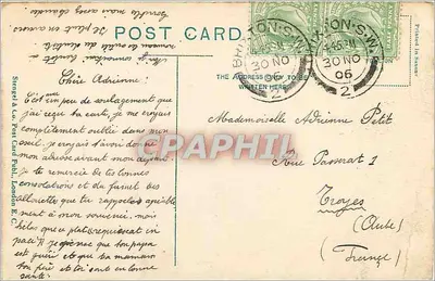 Kościół Świętego Piotra, Streatham — wydawca Stamp & Co. London, n° 235634 — Rewers
