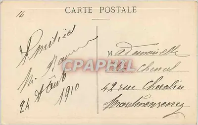 Lyon - Estação de Perrache e Hotel Terminus - H. D. — Verso