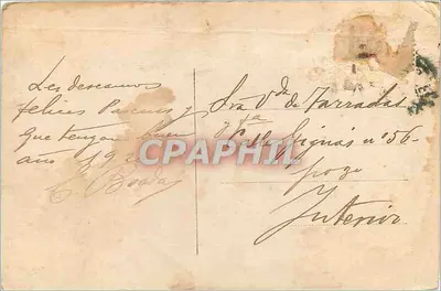 Parabéns — Félix Paciuy e María de Parradas — editor Irise, n° 3291 — Verso