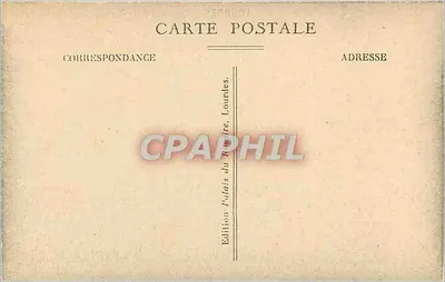 Lourdes — Pomnik Wspólnej Wyznacznosci — Wydawnictwo Palais du Puy — Rewers