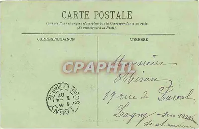 GIARDINI DI VERSAILLES — La flottille del Canale — LL. — Bonn Baisiers C. (n°43) — Verso