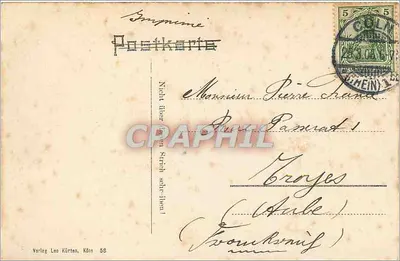 St. Apostelkirche — Colônia — editor Leo Kürten, n°58 — Verso
