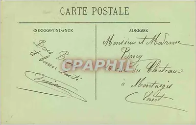 Fontainebleau — Monumento de Carnot — LL. — P. Lamorelle Suc — Reverso