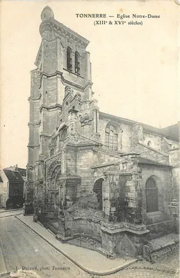 Tonnerre — Igreja de Nossa Senhora (séculos XIII e XVI) — I. Durand, fot. Tonnerre