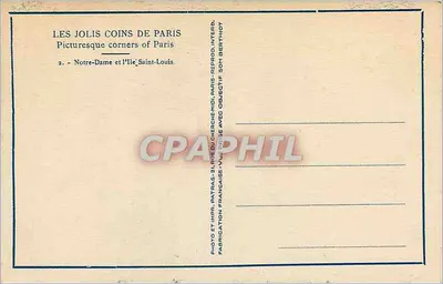 Notre-Dame i Île-Saint-Louis — widok Seiny — Patras — Rewers