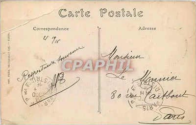 Nice (Alpes-Maritimes) — De Zuidkade en het Paleis van de Darsena-Promenade — ND. Fot. n°886 — Achterkant