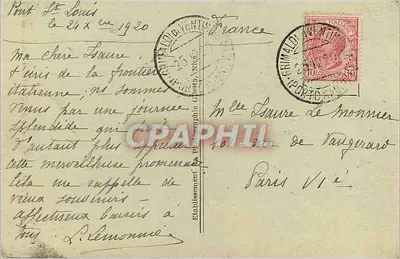 Ponte St-Louis — Fronteira Italiana — Edição Geral, n° 904 — Verso