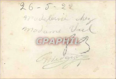 Kobieta grająca w pétanque — 97, rue de la République, u pani Viel — 26-5-22 — Rewers