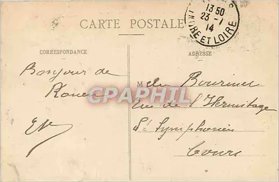 Rouen - Ogólny widok — C.V. 422 — wydawca C.V. — Rewers