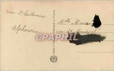Mlle Catherine — portret kobiecy — Noyer n°5158 — Rewers