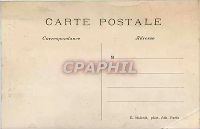 Zamek DAMPIERRE (S.-et-O.) — Kąpielowiczka z Yassé — E. M. — Rewers