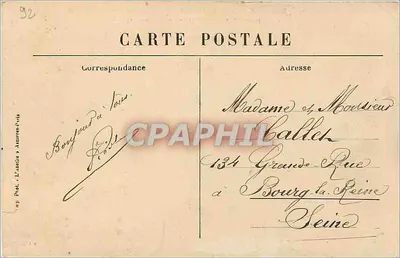 Rueil - Kasteel van la Malmaison - Oude woning van keizer Napoleon I en keizerin Joséphine - Oostelijke gevel — Achterkant