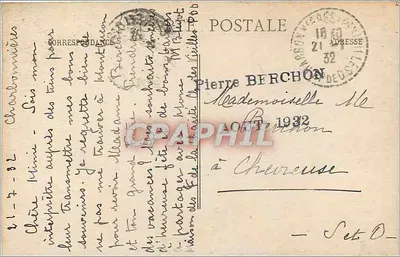 Gorges de Chouvinny — Entrada do túnel em Ebreuil — Exposição Colonial 1932 — Verso