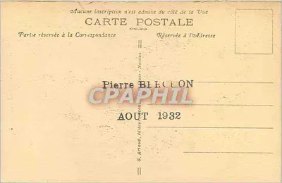 Montluçon — El Castillo — G. Artaud, editor — Reverso