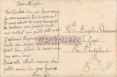 Para zakochani — romantyczna scena przy brzegu morza — wydawnictwo DIX, nr 995 — Rewers