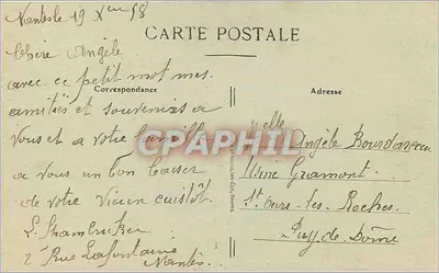 NANTES — A Praça Real — editor N° 237 — Verso