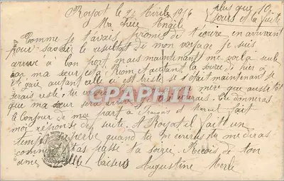Kwiaty i krajobraz — 'Myślę o Tobie' — Kafel, nr 782 — Rewers