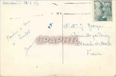 Montserrat - 514 - Ogólny widok świątyni — O.S.B. — Rewers