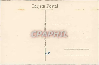 Barcelony - Widok na monumentalny Plac Bójców — wydawca Postales Fergu, nr 55 — Rewers