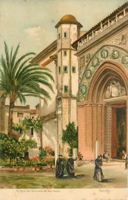 Portada do Convento de Sto. Paula — Séville — Shingel & Co., Dresden