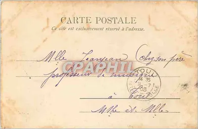 As jeldées — Trouville — editor PARD — Verso