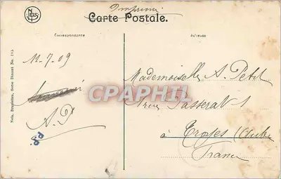 Dinant — O Rocher Bayard — N. Leis, série N° 115 — Verso