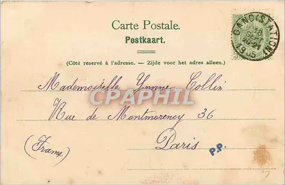 Gand — Facha do Palácio de Justiça dando para o Cais dos Caldeireiros — Euphrasie — Verso