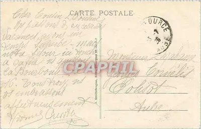 La Bourboule — Paisaje — Carretera de Besse — G. D'O. — 1431 — Mont-Dore — Reverso