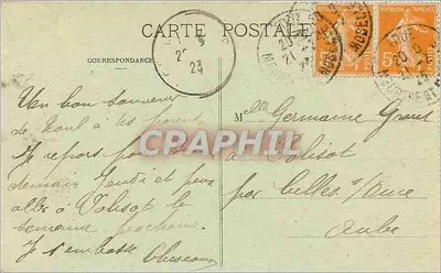 Toul - O Claustro de Saint-Gengoult — Edição C. Pique — Verso