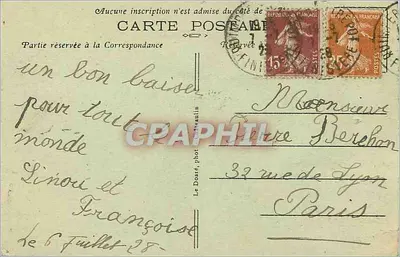 Morgat — Anse de Dinant — A Ponta dos Korrigans — Verso