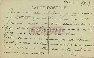 Chevreuse (S.-et-O.) — Escada e antiga porta do Castelo de La Madeleine — Lado da Cidade (1874) — Coll. Paul Afforge, Moncey, Série N° 2 — Verso